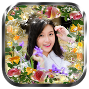 Flower Photo Collage  Icon