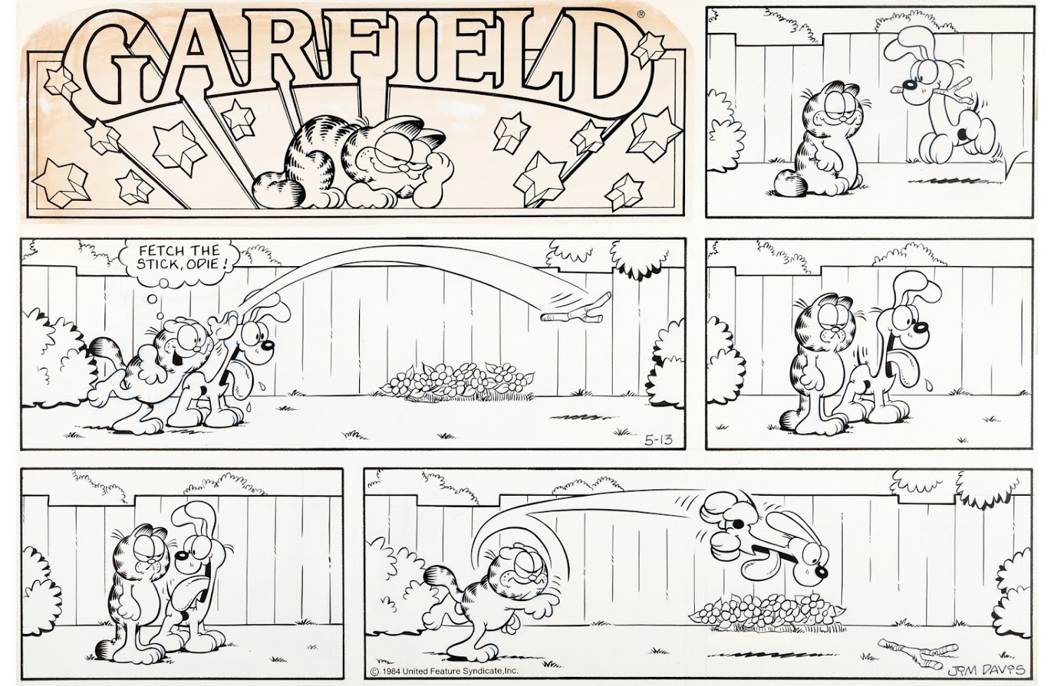 Artworks From Garfield Comic Strip Heading To Auction