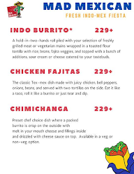 Mad Mexican menu 1