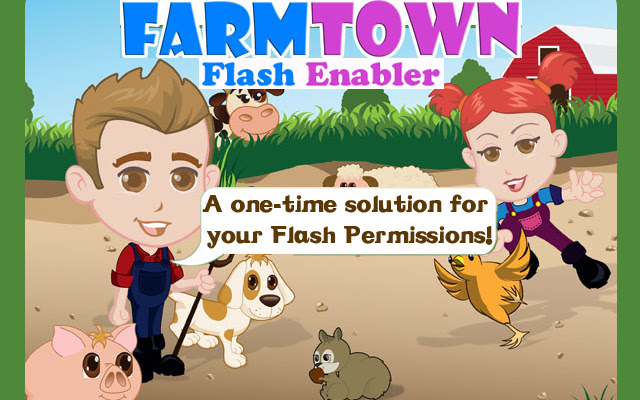 Farmtown Flash Enabler chrome extension