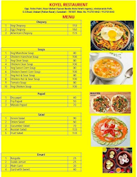 Koyel Restaurant menu 7