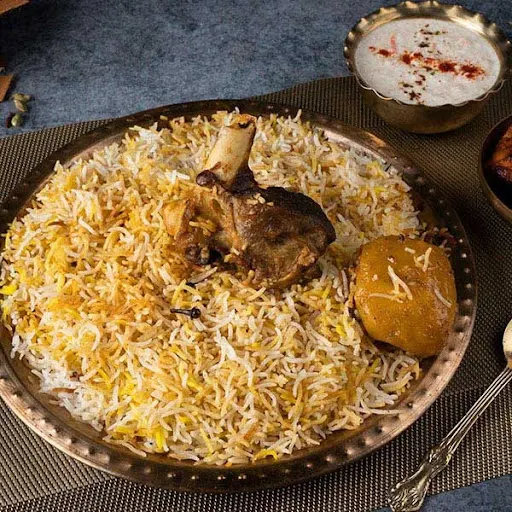 Mutton Biryani With Raita + Nawabi Murgh Tikka