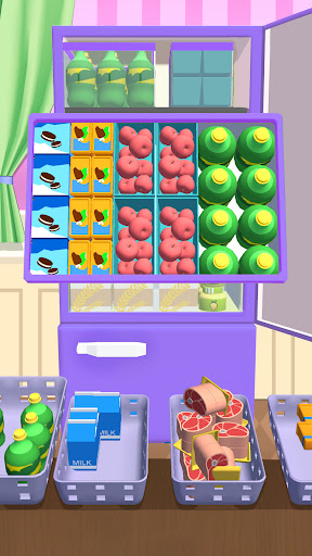 Screenshot Fill Up Fridge：Organizing Game