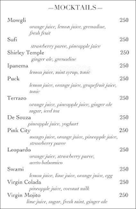 Bar Palladio menu 8