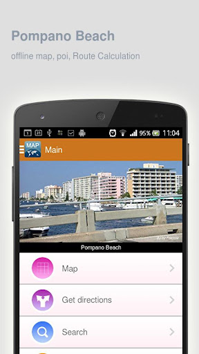 Pompano Beach Map offline