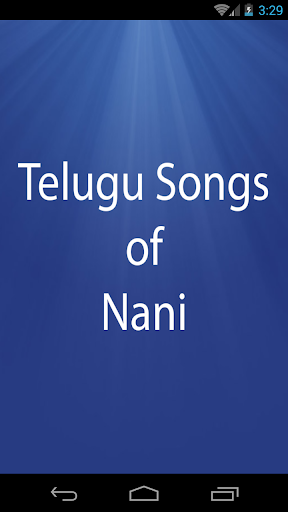 Telugu Songs of Nani