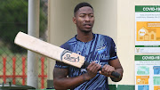 Sibonelo Makhanya of the Titans during the Multiply Titans training session at SuperSport Park on October 07, 2020 in Pretoria, South Africa. 