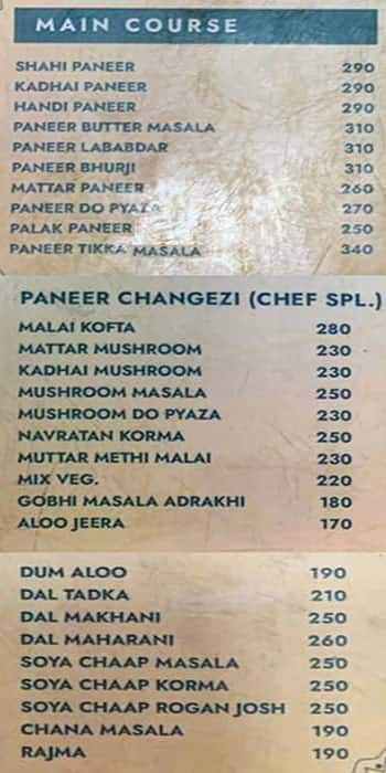 Pagdiwala Restaurant menu 