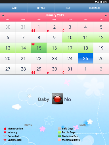 Period Tracker for Women Menstrual Cycle Calendar
