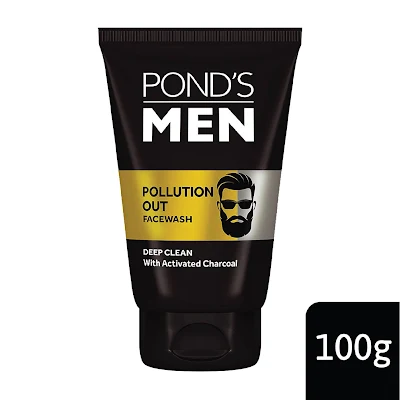 Men Pollution Out Face Wash With Activated Charcoal