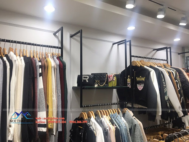 thiết kế shop thời trang hiện đại