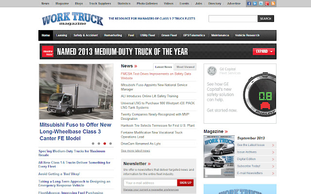 Work Truck Magazine chrome extension