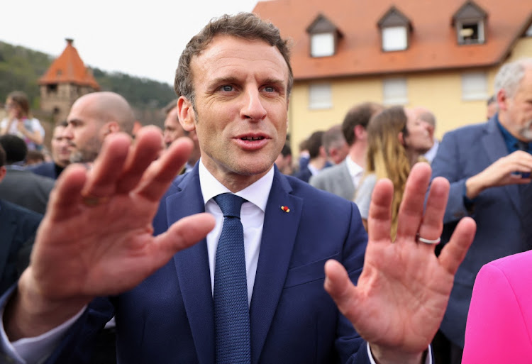 French President Emmanuel Macron. Picture: REUTERS/JOHANNA GERON