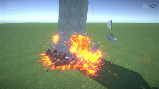 Screenshot Sandbox destruction simulation