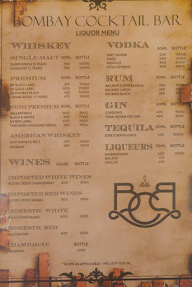 Bombay Cocktail Bar menu 4