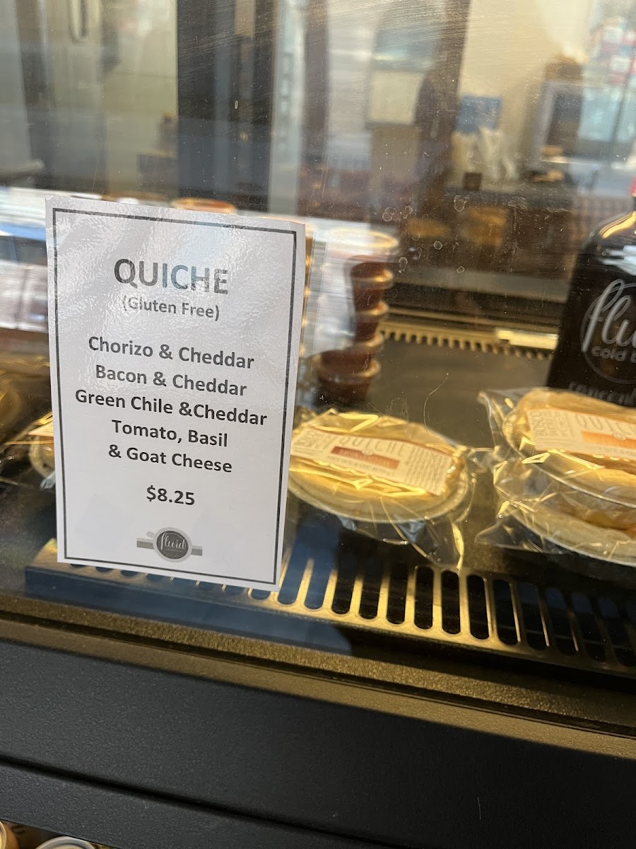 Gluten-Free at Fluid Coffee Bar