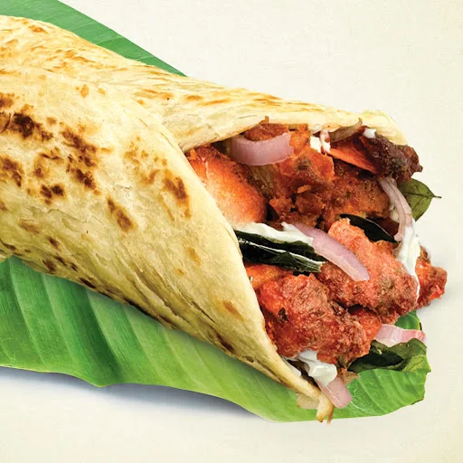 Andhra Chicken Kebab Roll