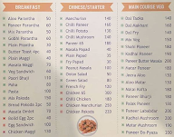 Indian Hotels menu 4