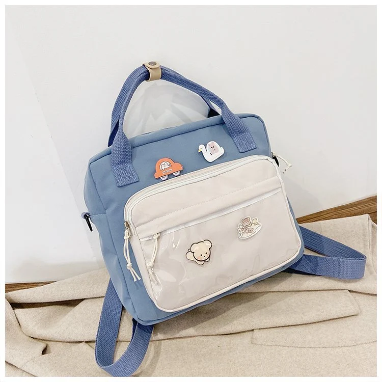 Sac Harajuku Style Collège Japonais Mignon – Emportez vos affaires avec charme et style kawaii! Parfait pour l'école, l'université ou le quotidien.