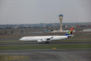 An SAA aircraft on the runway at OR Tambo International Airport. File Photo.