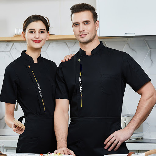 Title 3, Mens short sleeve hotel chef overalls, perfect...