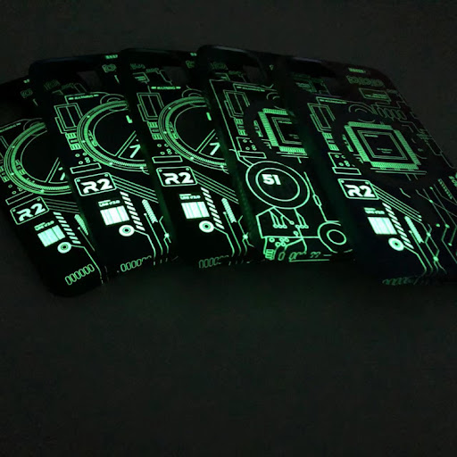 Title 6, Back Cover Luminous Magnetic Phone Case. Wirele...