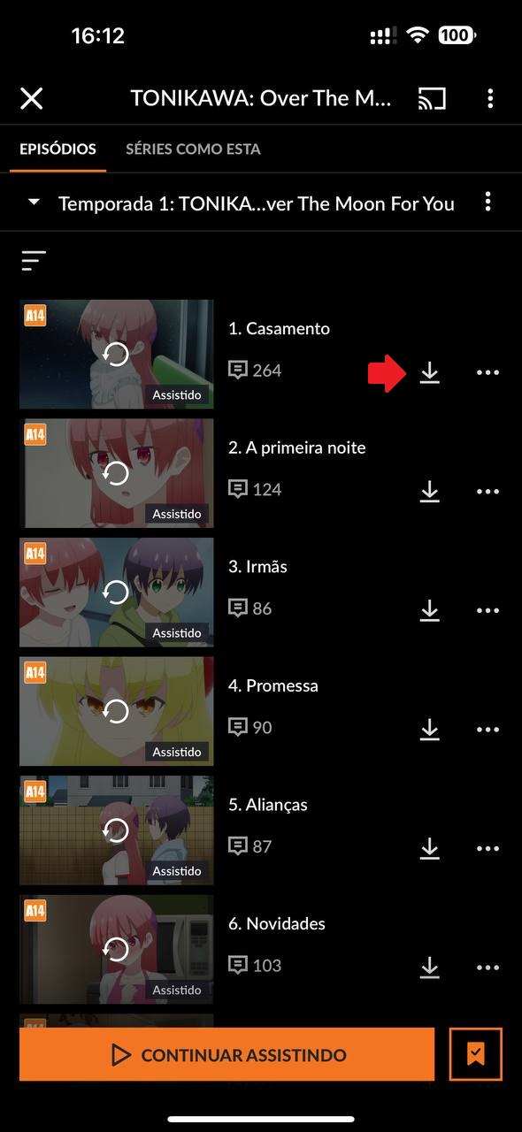 Como baixar vídeos e episódios do Crunchyroll？