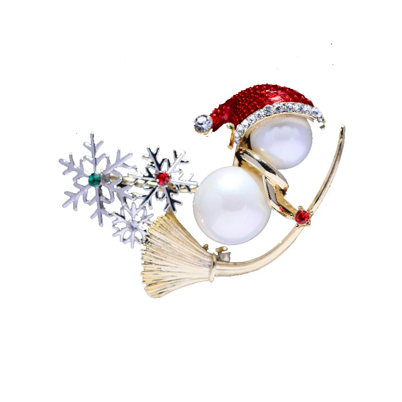 Title 4, Broche de Noël Petit Bonhomme de Neige Mignon, ...