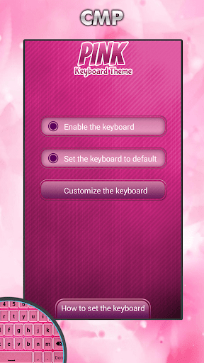 Pink Keyboard Themes