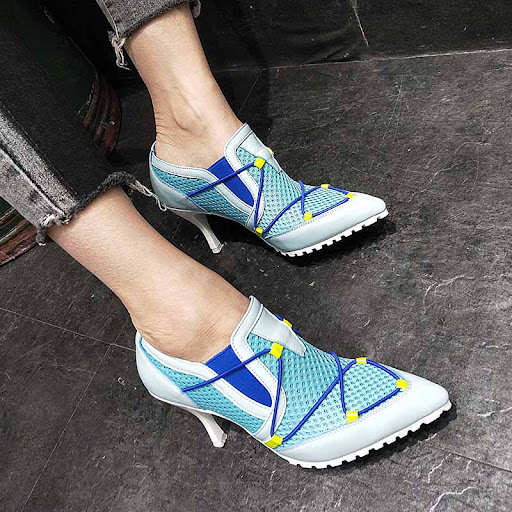Title 2, Personalized Fashion Sports High-Heeled Shoes f...