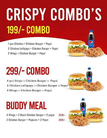 Crispy's Fried Chicken menu 