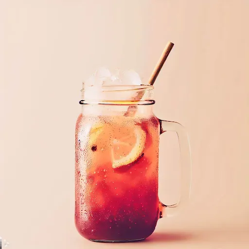 Sparkling Cranberry Punch Mocktail [450 Ml, Mason Jar]