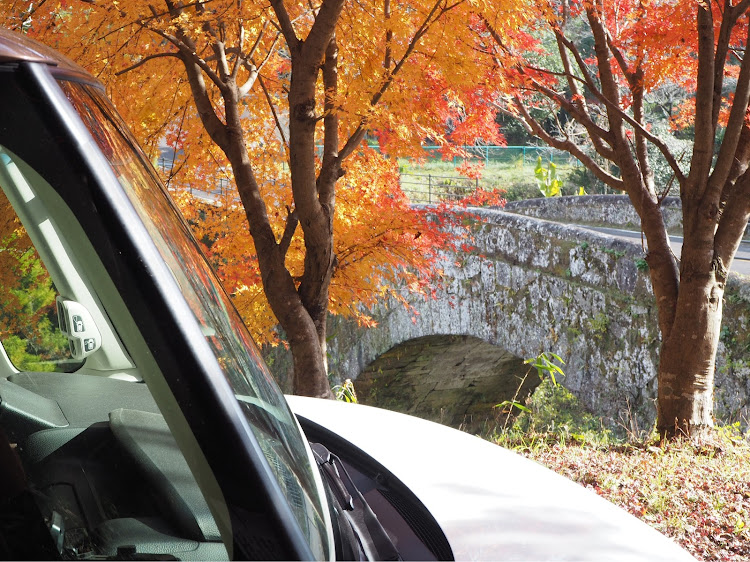 Nボックスのドライブ・虹澗橋・紅葉・大分県・石橋に関するカスタム事例の投稿画像3枚目