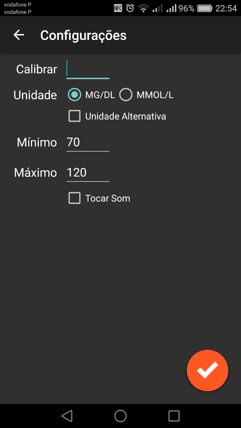 App For Libre (Widget) Screen 3