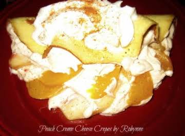 Peach Creme Cheese Crepes~Robynne