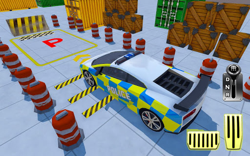 Police Car Parking Car Driving School 2019