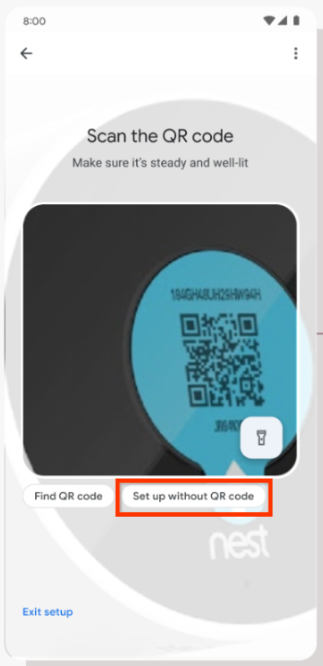 learning thermostat 4 no qr 