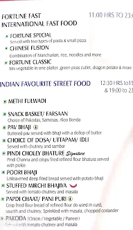 Park Boulevard menu 3