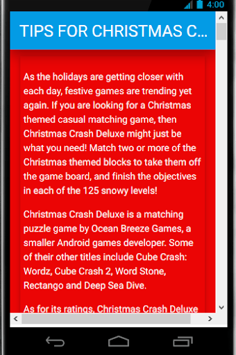 Tips Of Christmas Crash Deluxe