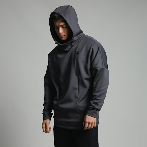 Title 5, Mens High Collar Sports Sweater Loose Fit Comf...