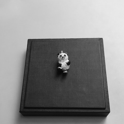 Title 2, White Panda Pendant Cute Student Jewelry Simple...