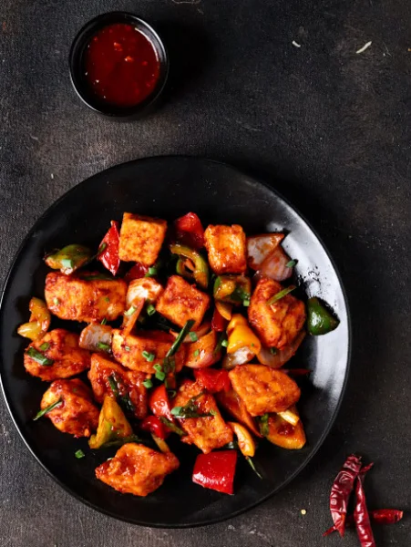 Chilli Paneer Dry [12 Pcs]