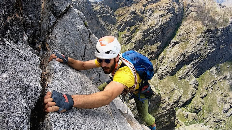 Climbers Andy Court and the late Teo Iliev, pictured here, last year followed in the footsteps of Bobby Woods, who ascended three peaks in 24 hours. The movie 'Woods N Peaks' recounts their adventure.