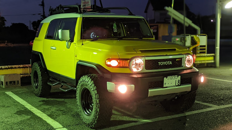 FJクルーザーの梅雨の中休み・ドライブ・洗車・かわいい相棒に関するカスタム事例の投稿画像1枚目