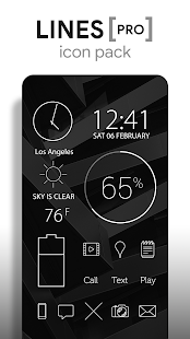 Lines - Icon Pack (Pro Version) Screenshot