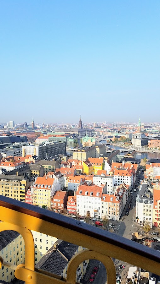 Visiting Church of Our Savior, also known as Vor Frelsers Kirke, in Copenhagen