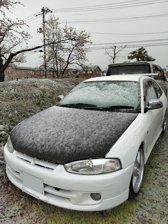 ミラージュの桜・雪・４月に関するカスタム事例の投稿画像1枚目