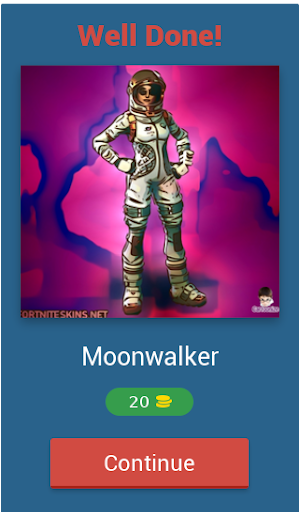 fortnite skin quiz screenshot 8 - moonwalker fortnite skin