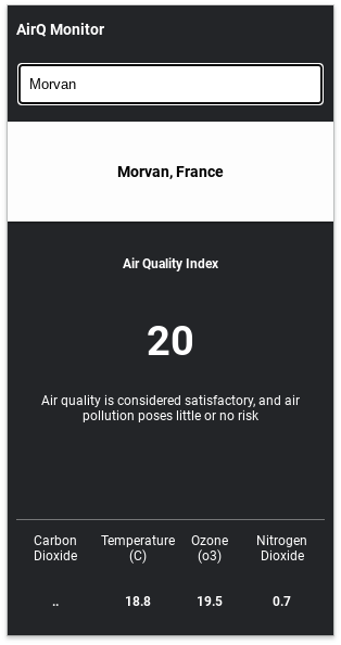 Connaître la qualité de l'air dans son environnement