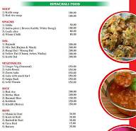 Shandil Hot Meals menu 1